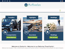 Tablet Screenshot of bellonias.com